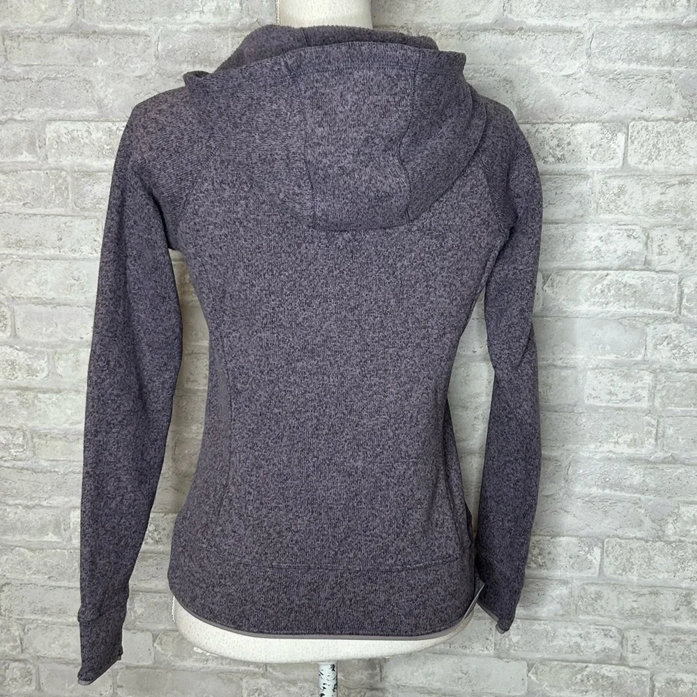 The North Face purple 1/4 zip jacket size S - Picture 3 of 4